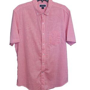 Men's Club Room Salmon Dress Shirt Size L